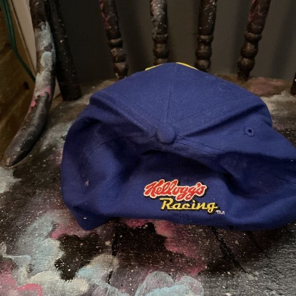 Jimmie Johnson 48 Kellogs 2008 Hat New w/barcode sticker blue - Picture 2 of 3